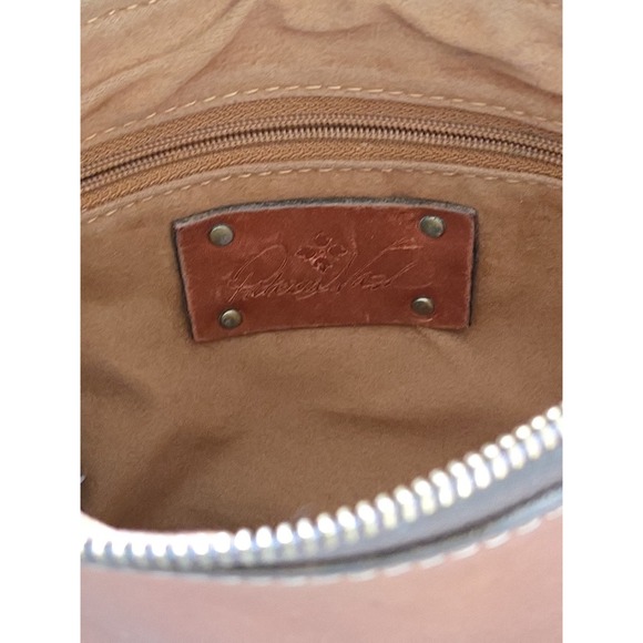 Patricia Nash‎ Cassini Wristlet Brown Leather 8x6 Vtg